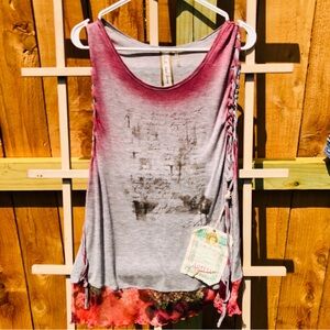 Aratta Silent Journey M  Sleeveless T Shirt